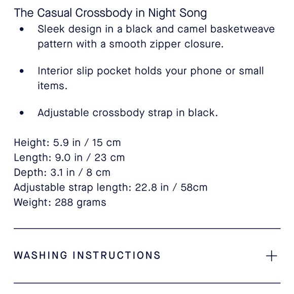 Rothy’s Casual Crossbody in Plum Stripe - Picture 6 of 7